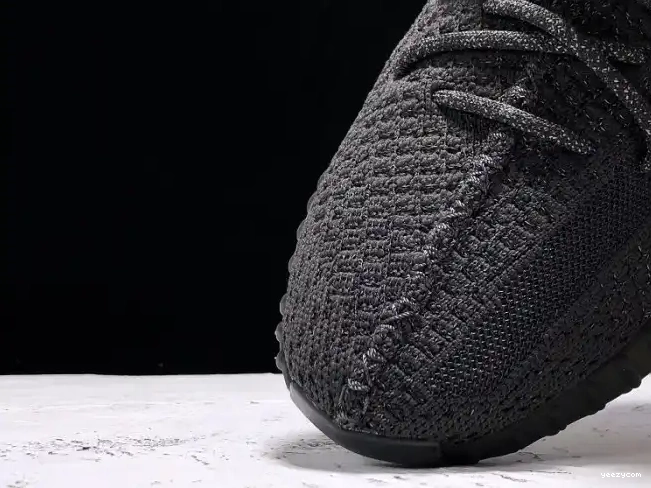 Boost Black - Yeezy Static (Reflective) Adidas V2 FU9007 350 0505